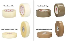 Hotmelt Carton Sealing Packing Tape Shipping Use Select Size Mil Color Quantity