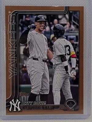 2025 Topps Update Series - Veteran Combos Jazz Chisholm #US85 Gold /2025