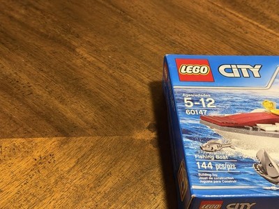 LEGO City Shark Fishing Boat 60147 Retired Set New Sealed Box
