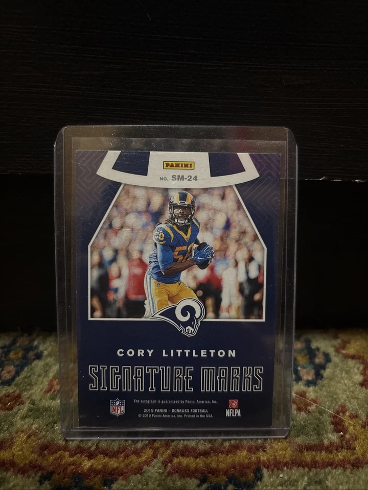 2019 Panini Donruss Cory Littleton Signature Marks Autograph /25 - Image 2 of 2