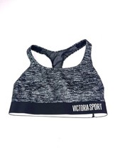 Victorias Secret Sport Bra The Player Pullover Static Gray Compression Women's S