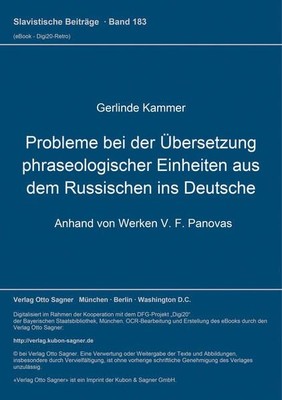 Probleme bei der Übersetzung phraseologischer Einheiten aus dem Russischen ins D