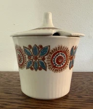 Figgjo Flint Turi Design Astrid 1960s Sugar Bowl Norway