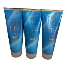 3X Bath Body Works True Blue Spa Super Rich Body Cream 8 oz Shea Butter