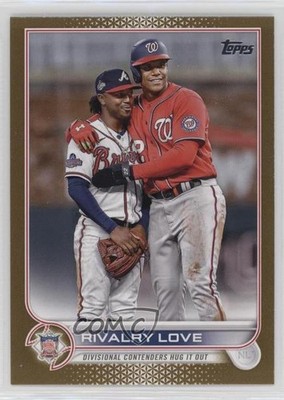 2022 Topps Update Veteran Combos Gold /2022 Juan Soto Ozzie Albies #US310 0ba8
