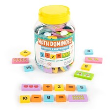 Math Dominoes Addition  Subtraction - Includes 60 Symbol  40 Picture Domino...