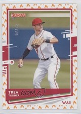 2020 Panini Donruss On Fire 57/75 Trea Turner (Base) #108 o7m