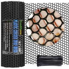 15.7IN x 33FT ABS Plastic Hexagonal Chicken Wire Fence Mesh Garden Craft