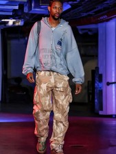 Paly Hollywood Zanucks Zip Hooded Sweatshirt 'Baby Blue' Men's Oversized Cotton