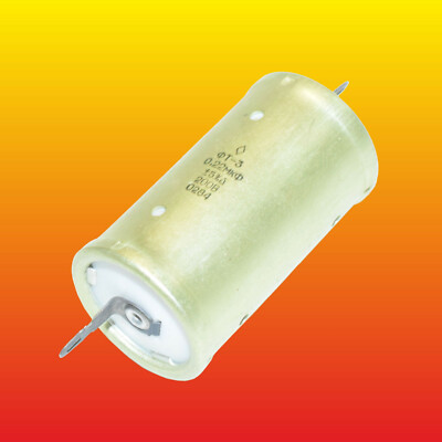 0.22 uF 600 V LOT OF 1 RUSSIAN TEFLON AUDIO HI-END CAPACITORS FT-3 0.22 uF 600 V LOT OF 1 RUSSIAN TEFLON AUDIO HI-END CAPACITORS FT-3