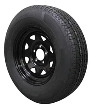 (Set of 2) Antego Tire and Wheel 205/75R14 Trailer Tire – Reinforced 8-Ply