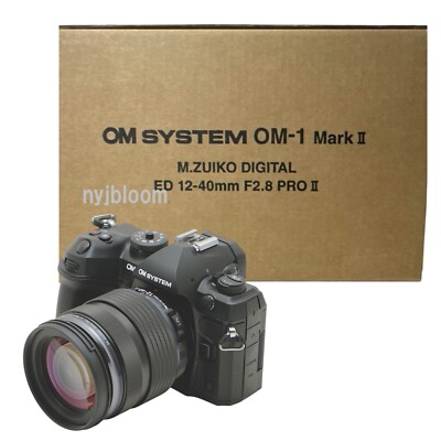 New OM SYSTEM OM-1 Mark II Mirrorless Camera w/12-40mm F2.8 PRO II