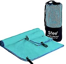 Sfee Microfiber Sport Travel Towel Set - (L)-Quick Dry Absorbent Compact Lightwe