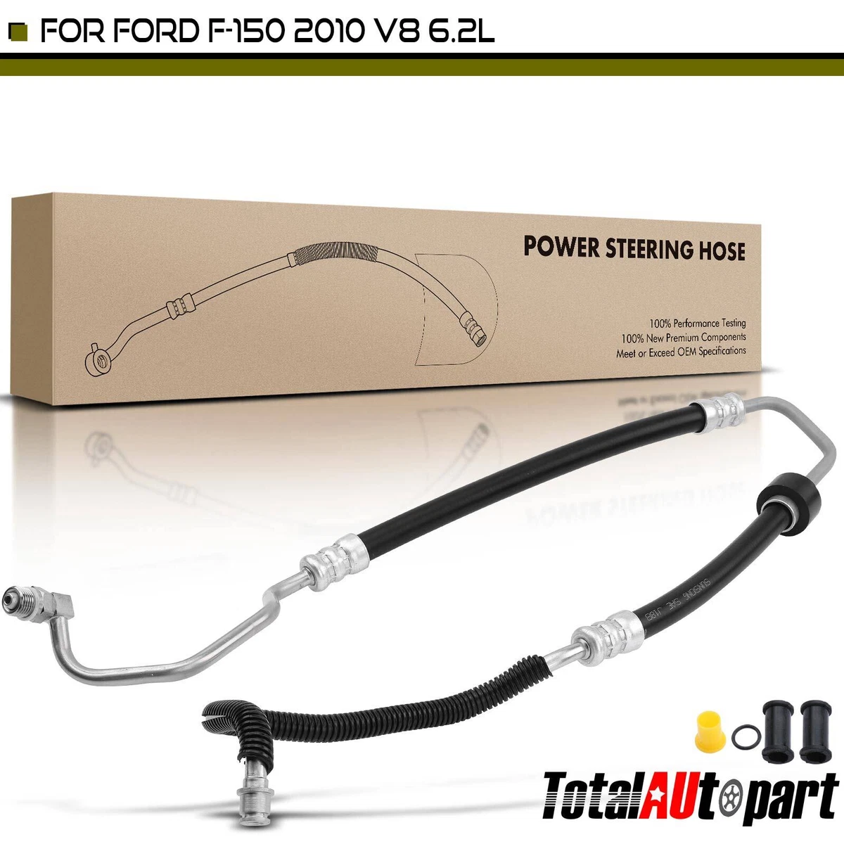 Manguera De Dirección Asistida Con Puerto De Interruptor Para Ford F-150 2009-2010 4.6L - ¡reemplazo Directo!