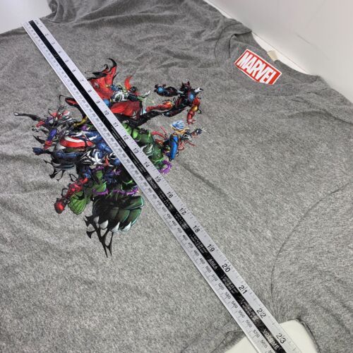Marvel Avengers Venom T-Shirt Organic Short Sleeve Size L Melange Grey - Foto 13 di 15