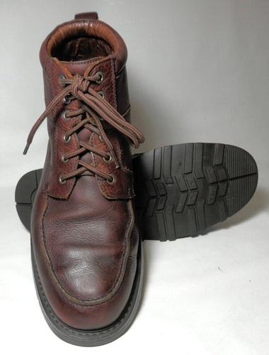 Hush Puppies Waterproof Brown Leather Lace Up Boots Men’s Sz 11 - Picture 4 of 11