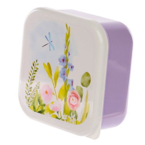 Botanical Gardens Set of 3 Lunch Boxes Office School Work Picnic NEW - Picture 5 of 5