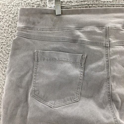 Terra Sky Ankle Skinny Pants Womens 2X Plus (actual 44x28) Gray Cotton Blend NEW - Picture 13 of 21