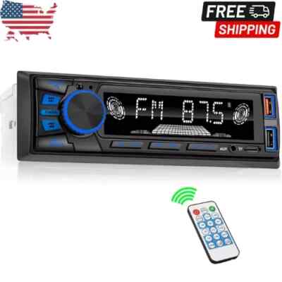 Bluetooth Stereo Radio Boat Marine Receiver Fm System Wireless USB Tf Mp3 Aux