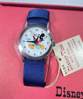 SEIKO Disney Time Watch 40th Anniversary LTD. mickey donald