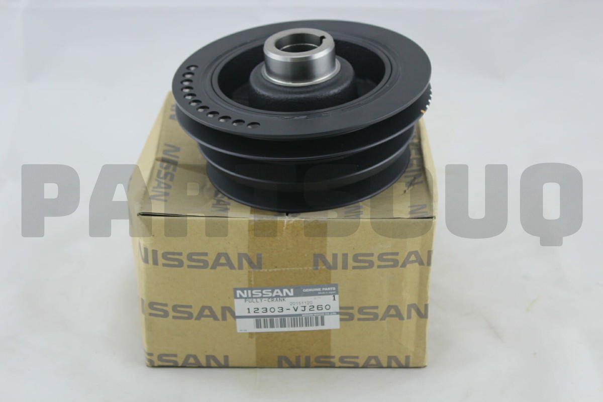 12303VJ260 Genuine Nissan PULLEY-CRANKSHAFT 12303-VJ260 | eBay
