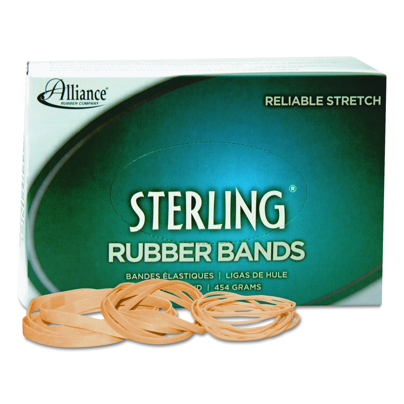 Alliance Rubber 24305 Sterling Rubber Bands Size #30, 1 lb Box Contains Appro...