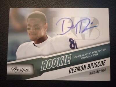 2010 Prestige Dezmon Briscoe AUTOGRAPH Bengals /599