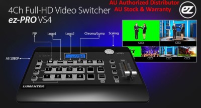 Lumantek ez-Pro VS4 Multiview Switcher-3G-SDI,HDMI & Scaler -AU Stock & WARRANTY