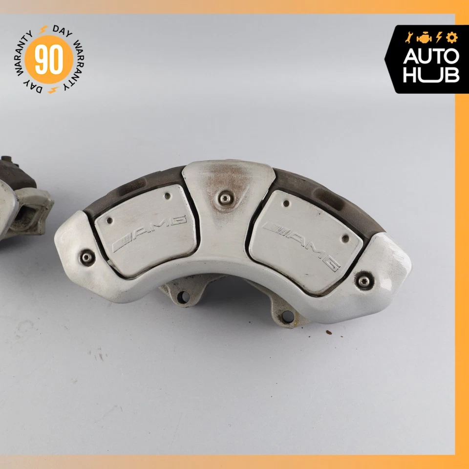 07-14 Juego de 2 pinzas de freno delanteras izquierda y derecha mercedes w221 s63 cl63 amg fabricante de equipos originales Foto 4 de 4