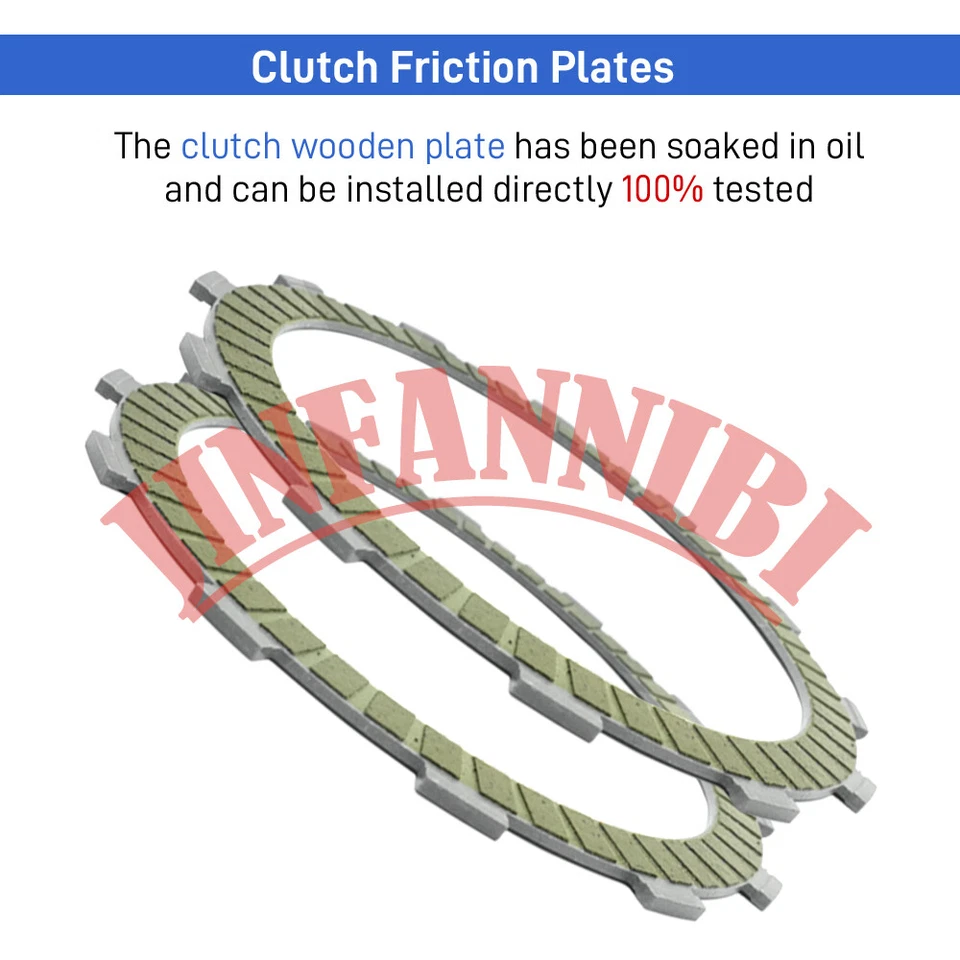 Clutch Plates w/ Springs and Gasket for Suzuki Hayabusa 1300 GSX1300RZ 2002-2007 - Image 2 of 4