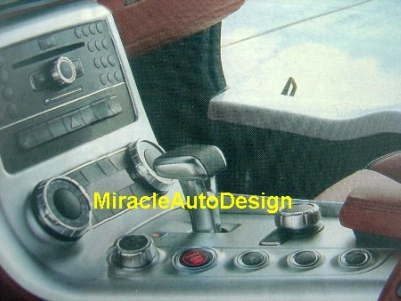 ЧЕРНЫЙ/СЕРЕБРИСТЫЙ ПЕРЕКЛЮЧАТЕЛЬ ПЕРЕДАЧ SLS STYLE ДЛЯ MERCEDES BENZ W208 W210 R170 R129 W163 - Изображение 3 из 4