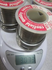 LOT OF 3 ROLLS CANFIELD 50/50 Solder TIN / LEAD FOR STAINED GLASS