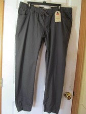 NWT Boy's LEVI STRAUSS  CO. JOGGER ELASTIC CUFF GREY SOLID Size LARGE HUSKY