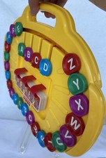 Fisher Price Alpha Go Round Spelling Briefcase Build Words MONTESSORI LEARNING