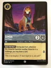 Disney Lorcana Shimmering Skies Simba Lost Prince 173/204 NM