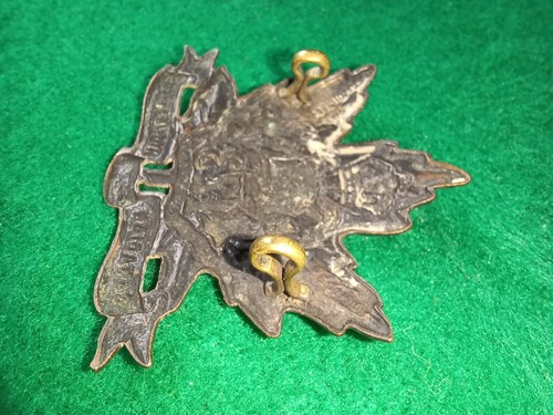 CEF 173rd Battalion (Canadian Highlanders) Cap Badge, Lees 1916, Canadian WW1 - Picture 3 of 6