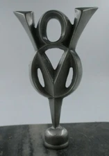 classic ford V8 symbol  hotrod car hood ornament 