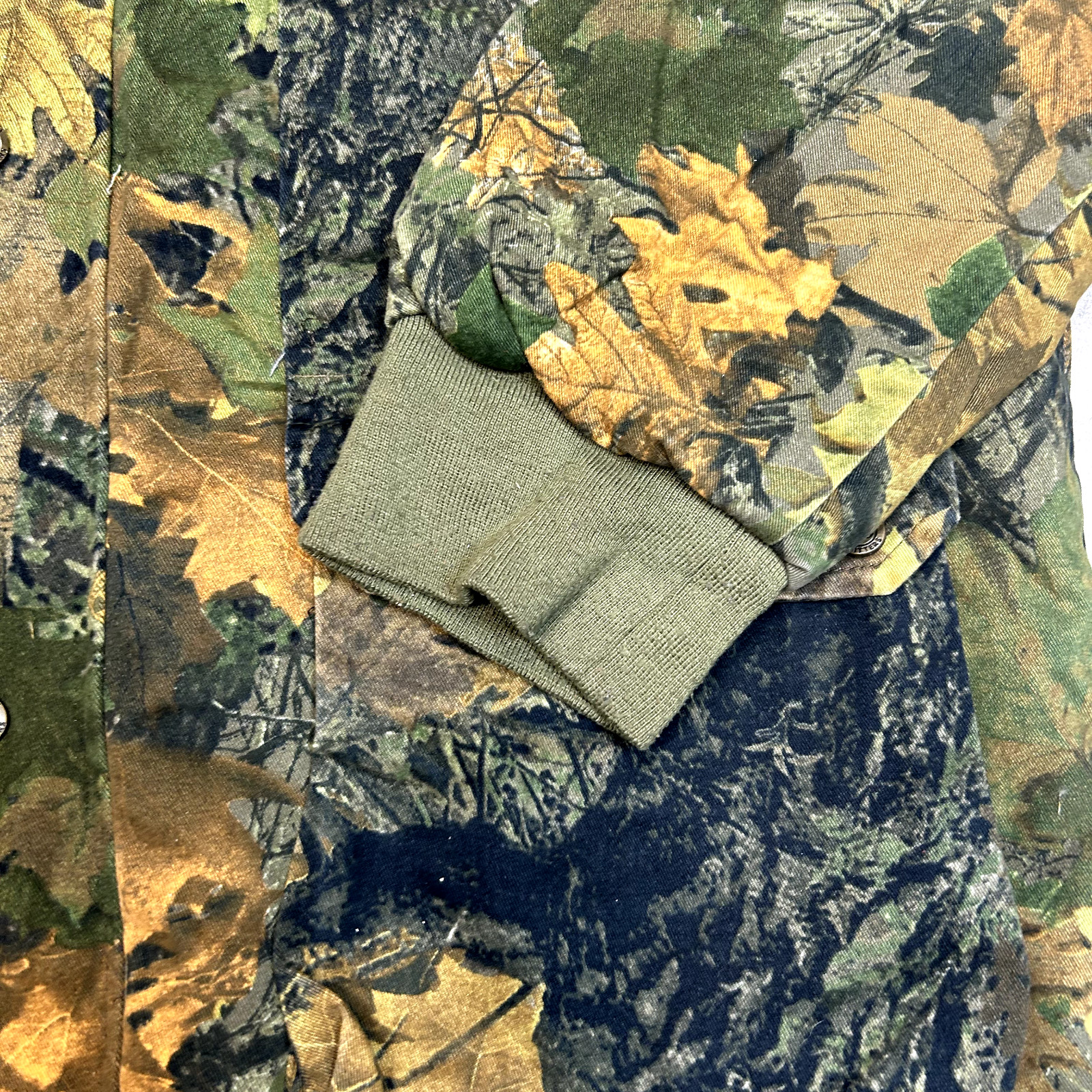 Karibou Real Tree Jacket Mens Large Reversible Camo Hunting Coat, Green image 4