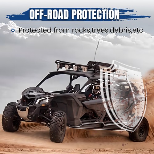 Nerf Bars Rock Sliders for 2017-2024 Can-Am Maverick X3 Max - 4 Seater 715003888 - Picture 3 of 24