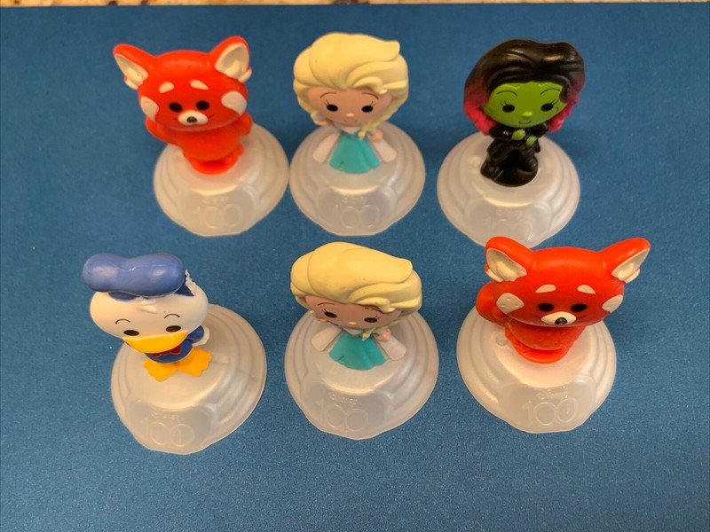 2023 McDonald's Disney 100 Years Anniversary Happy Meal Toys Lot Of 6