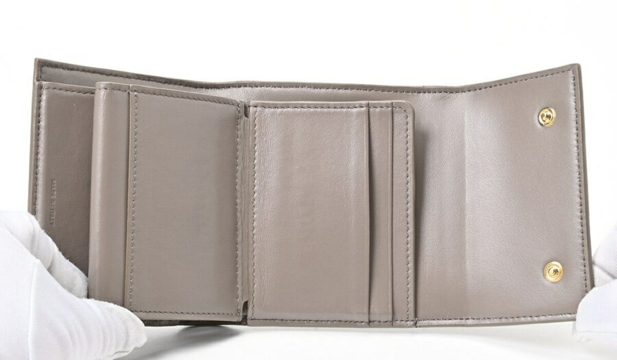 CELINE Small Trifold Wallet 10B573BEL.10BL Pebble (greige CELINE Small Trifold Wallet 10B573BEL.10BL Pebble (greige