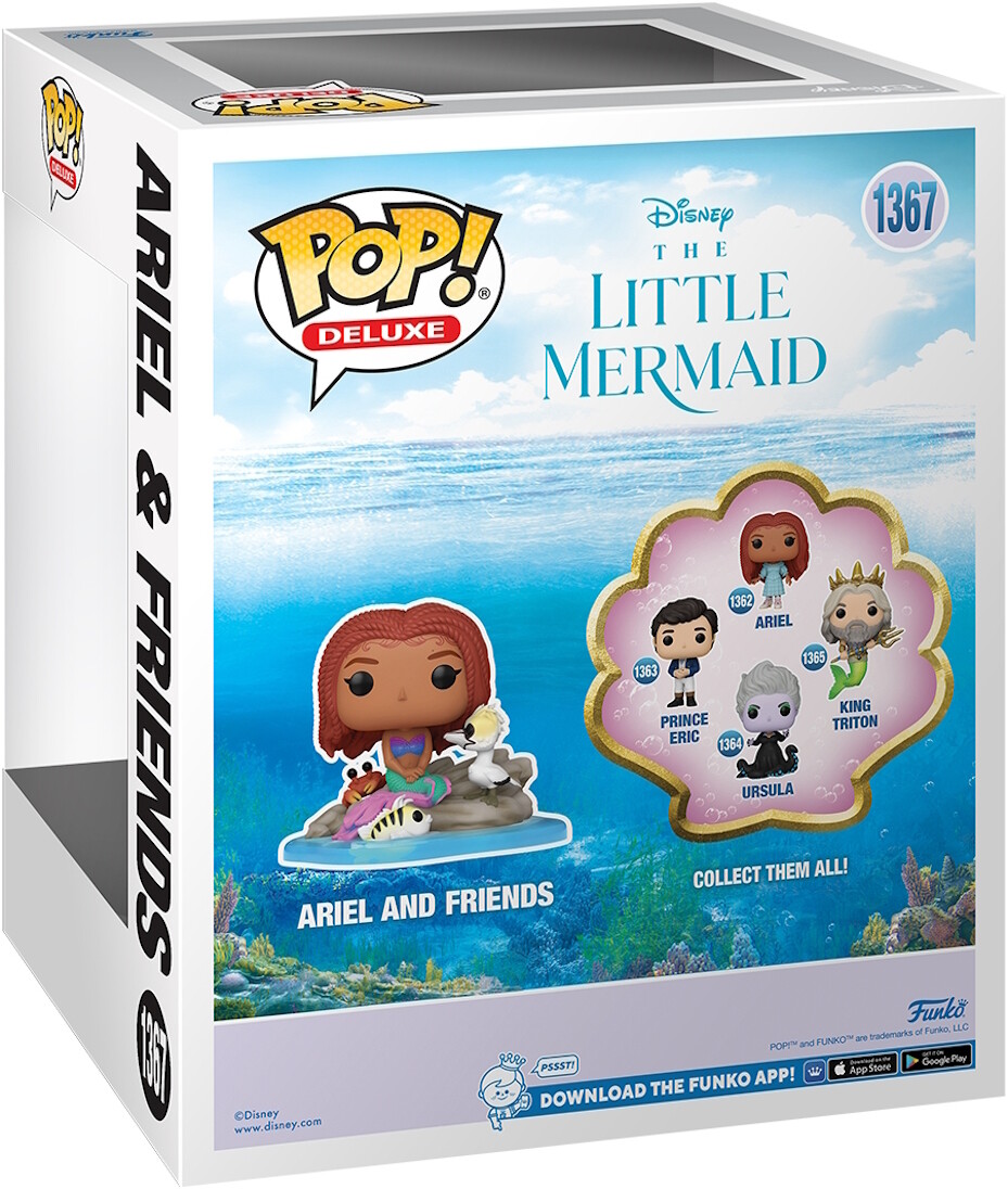 funko pop リトルマーメイド　3体セット Funko Pop! Deluxe: Disney - Ariel and Friends #1367 for sale