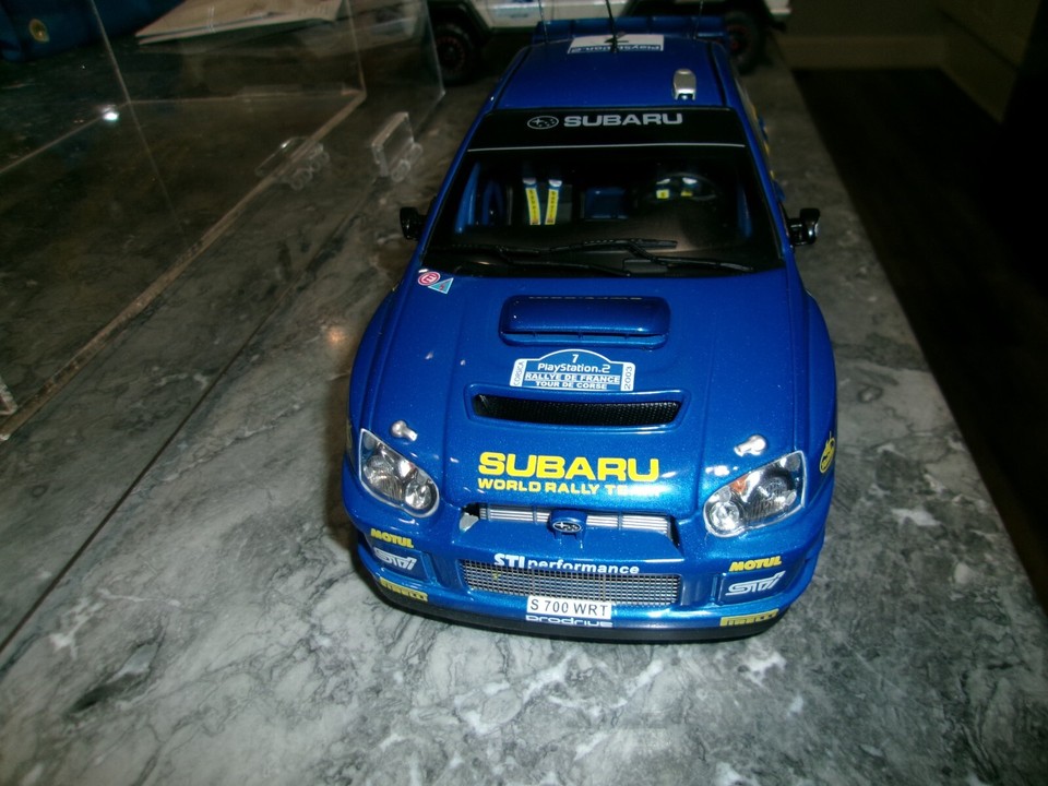 Miniature Subaru Impreza 1/18 Sun Star 555 No.6 Rally Il Ciocco 1998 A Navarra R Casazza