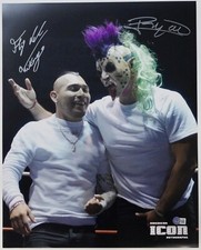 Psycho Clown El Hijo Del Vikingo Signed 16x20 Photo BAS COA ROH Lucha Libre AAA