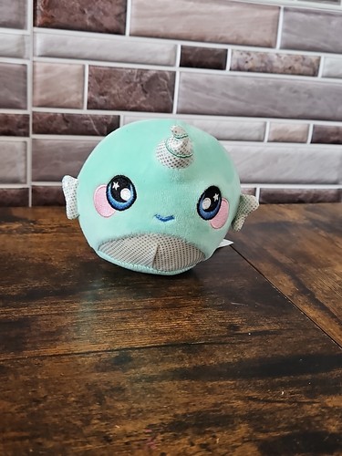 Squeezamals Series 3 squishy 3.5” JOY NARWHAL scented plush New
