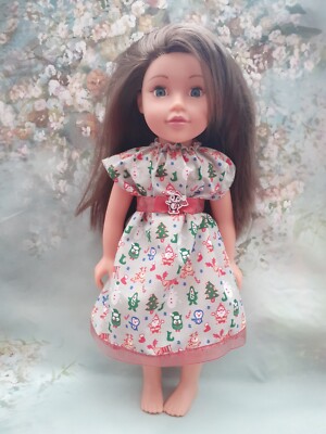 Weihnachtsfeier Outfit - passt American Girl Our Generation 18 Zoll Puppenkleidung