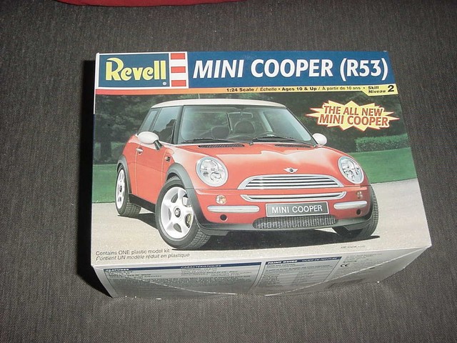 revell mini cooper model kit