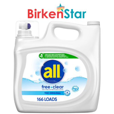 #ad all free clear Liquid Laundry Detergent The Original 166 loads 250 fl. oz. $33.72