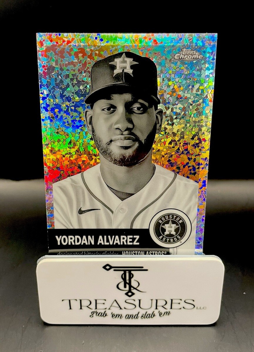 Yordan Alvarez Black & White Mini Diamond Platinum