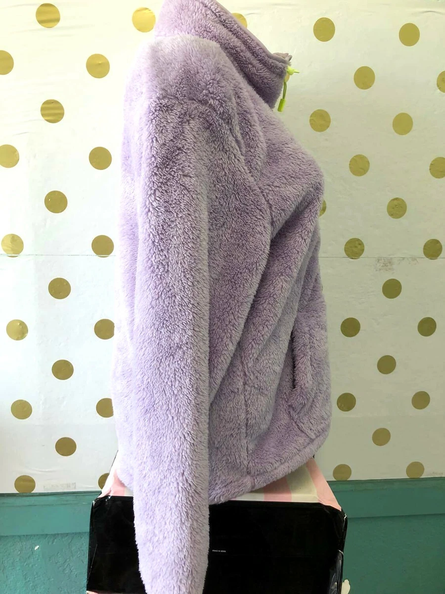 Pink half cheap zip sherpa